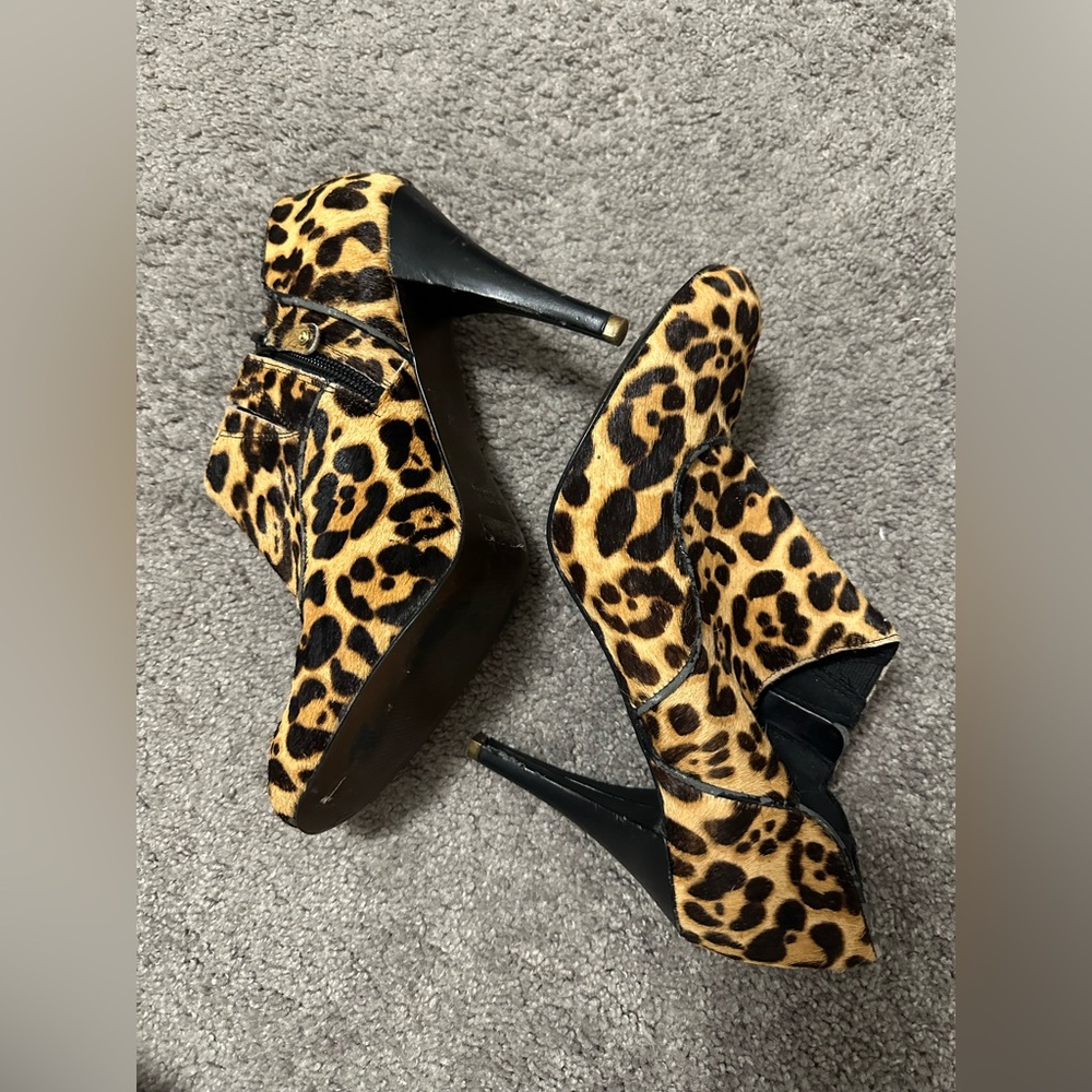 Rockport Animal Print Ankle Booties